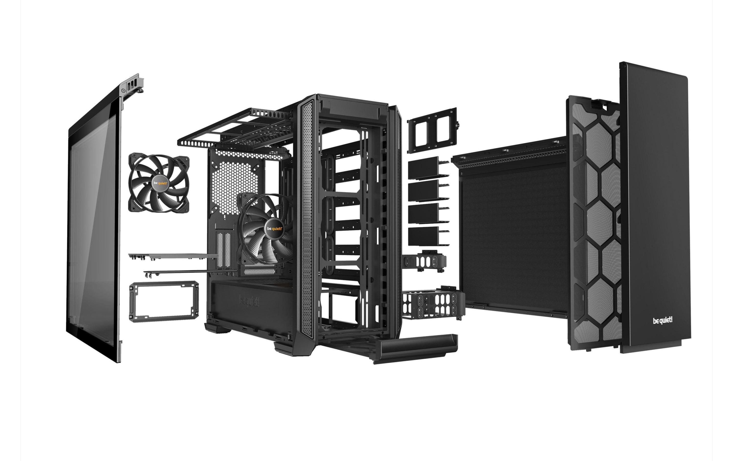 be quiet! PC-Gehäuse Silent Base 601 Schwarz Fenster be quiet! PC-Gehäuse Silent Base 601 Schwarz Fenster