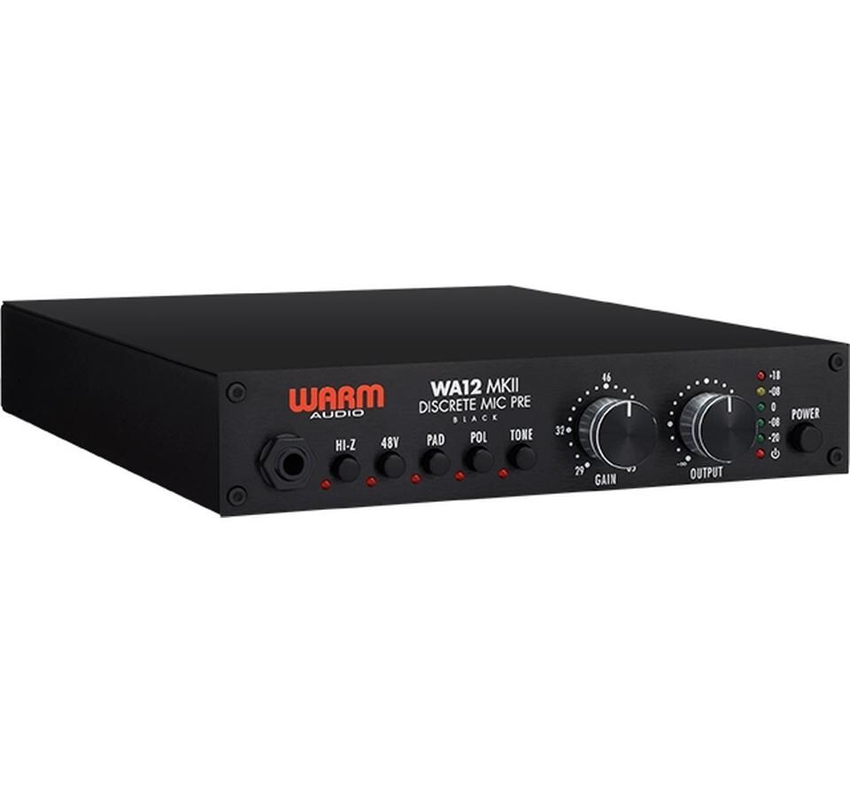 Warm Audio Mikrofon-Vorverstärker WA12 MKII Schwarz