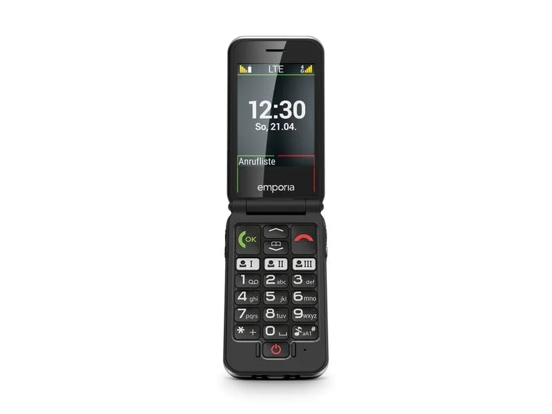 Emporia JOY LTE V228 Klapphandy 4G 2.8 Zoll Schwarz