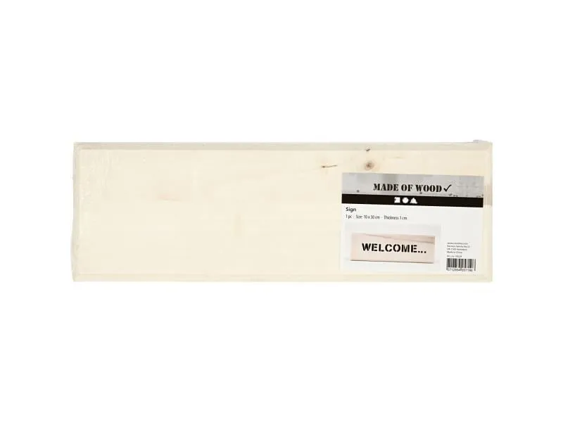 Creativ Company Holzartikel 10 x 30 cm Holzschild Creativ Company Holzartikel 10 x 30 cm Holzschild