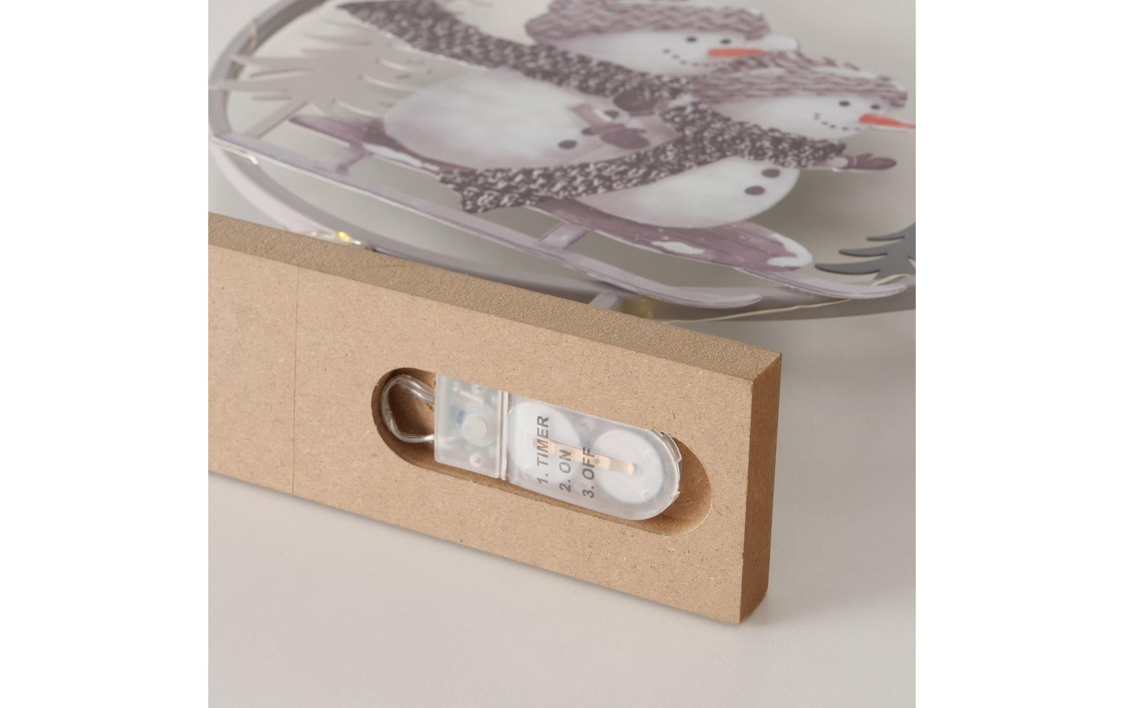 Boltze Aufsteller Frosty MDF/Eisen, 36 cm