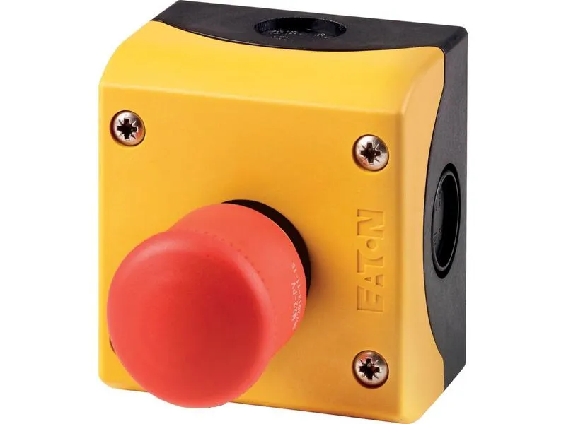 Eaton Not-Aus-Taste im Gehäuse, 1Ö + 1S, Rot Eaton Not-Aus-Taste im Gehäuse, 1Ö + 1S, Rot