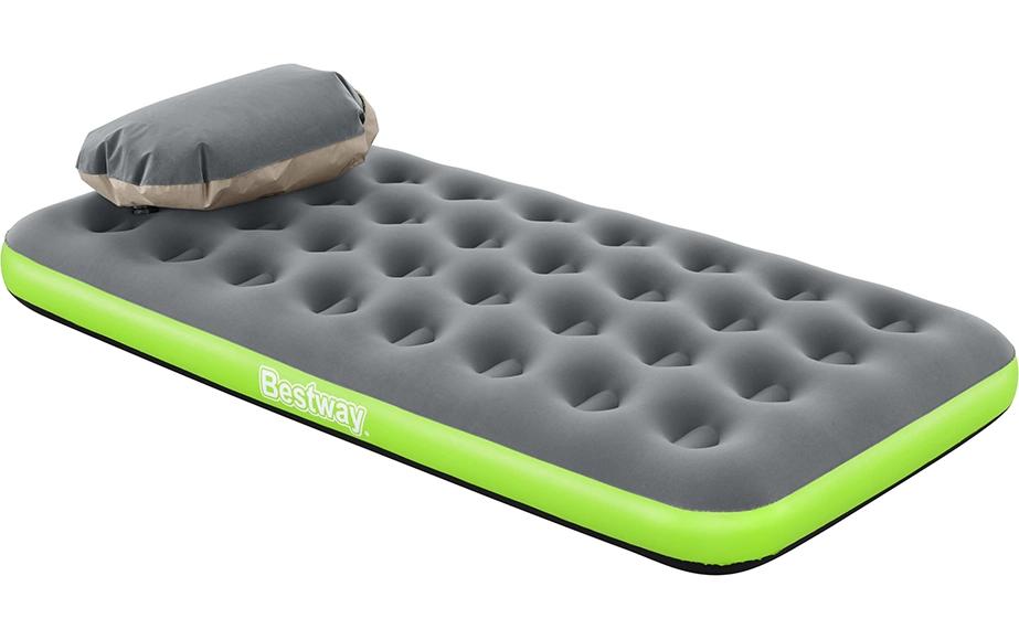 Bestway Luftbett Roll und Relax Twin Mehrfarbig, 188 x 99 x 22 cm