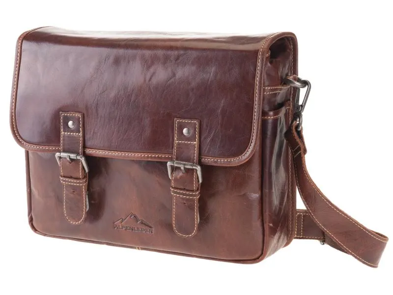 Alpenleder Kamera-Tasche Reporter Braun Alpenleder Kamera-Tasche Reporter Braun