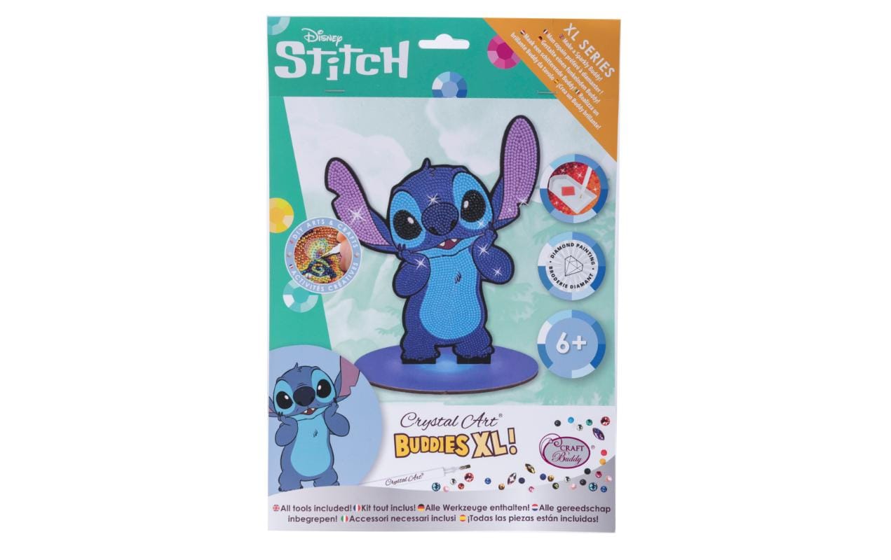 CRAFT Buddy Bastelset Crystal Art Buddies XL Disney Stich