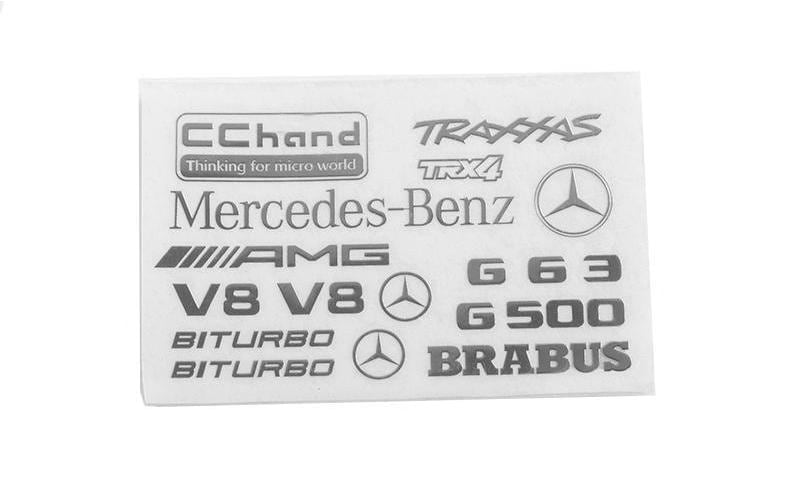 RC4WD Aufkleber Steel Logo TRX-4 Mercedes Benz G-500 RC4WD Aufkleber Steel Logo TRX-4 Mercedes Benz G-500