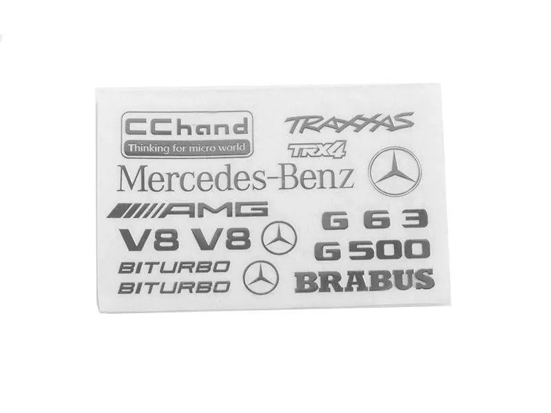 RC4WD Aufkleber Steel Logo TRX-4 Mercedes Benz G-500 RC4WD Aufkleber Steel Logo TRX-4 Mercedes Benz G-500