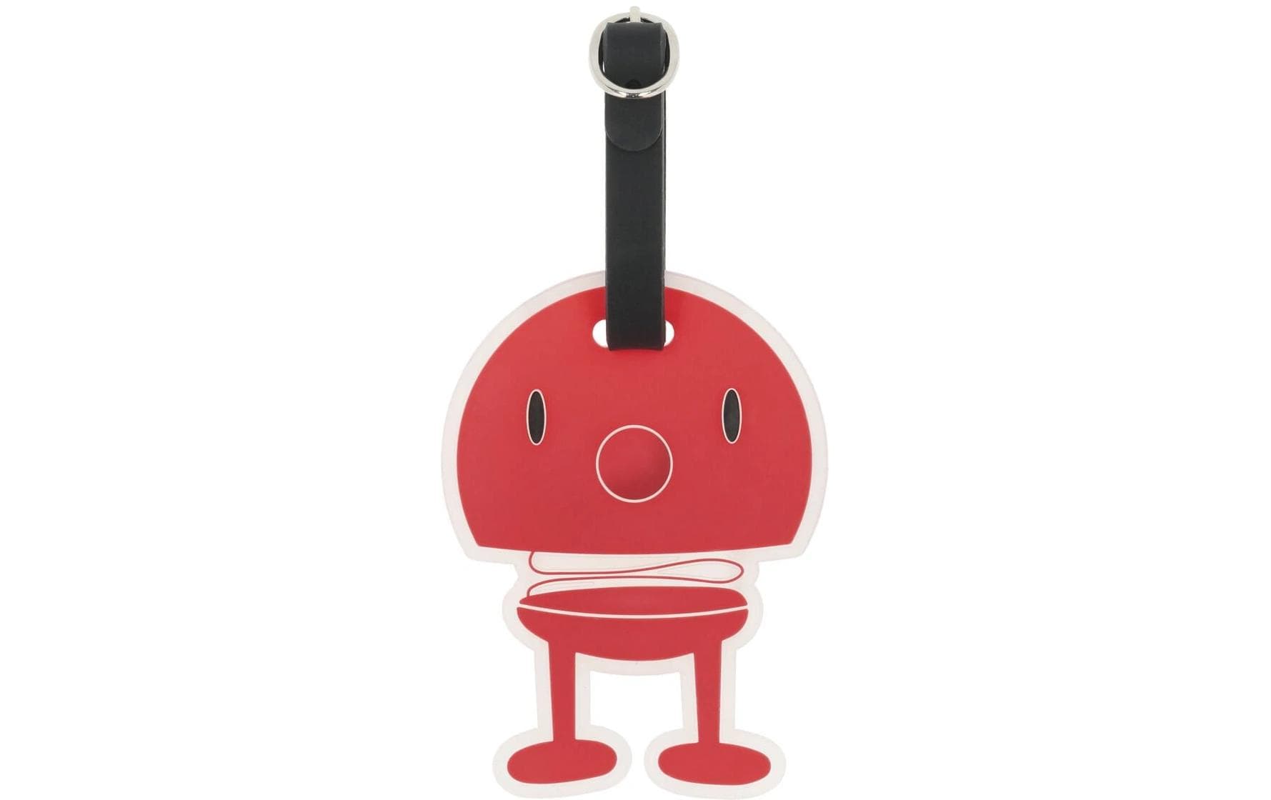 Hoptimist Kofferlabel Rot/Schwarz