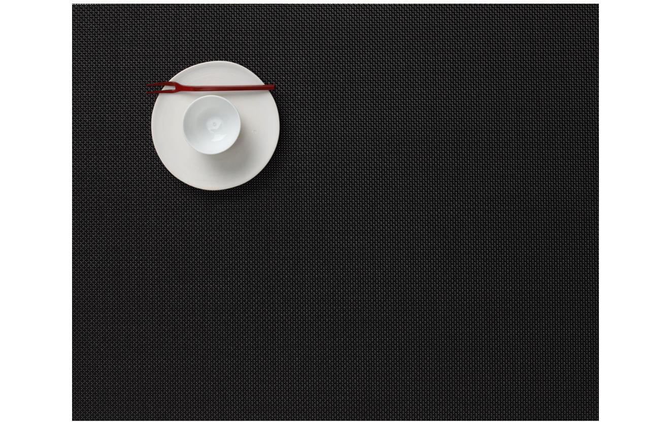 Chilewich Tischset Minibasketweave, 38 cm x 38 cm, Black