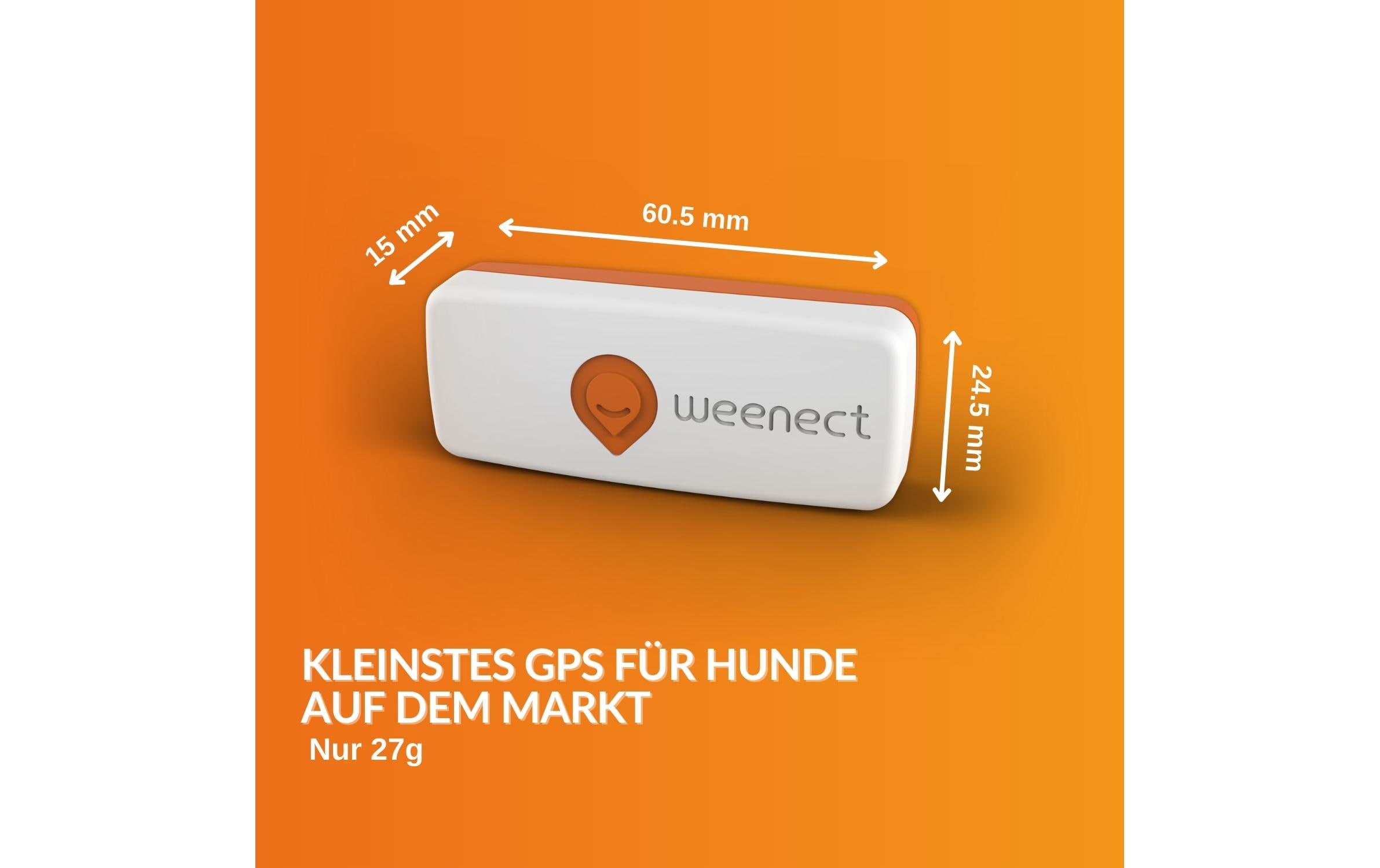 Weenect GPS-Tracker XS für Hunde, Weiss