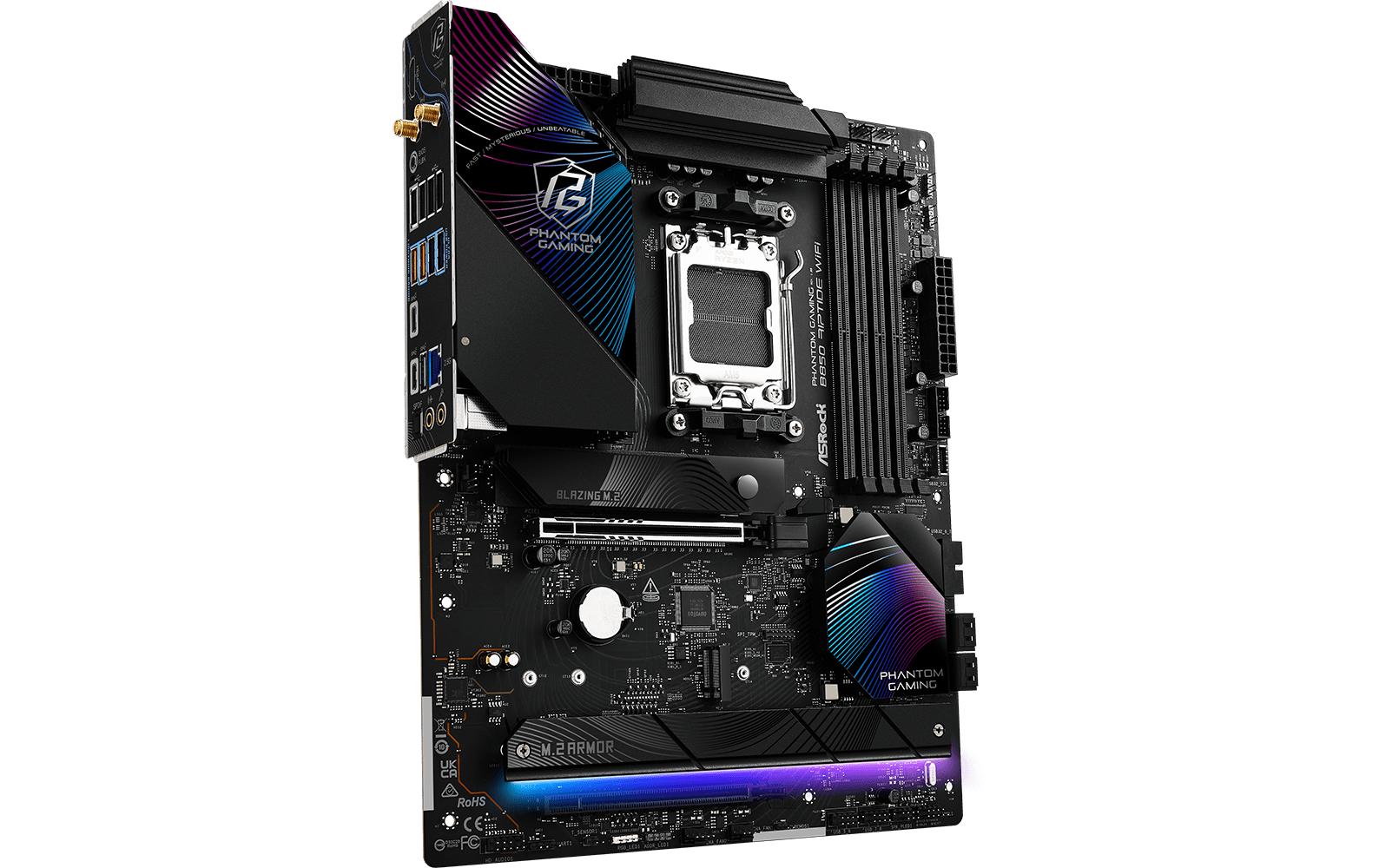 ASRock Mainboard Phantom Gaming B850 Riptide WiFi ASRock Mainboard Phantom Gaming B850 Riptide WiFi