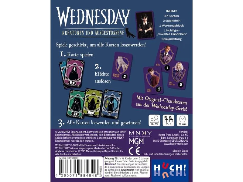 HUCH! Kartenspiel Wednesday (d) HUCH! Kartenspiel Wednesday (d)
