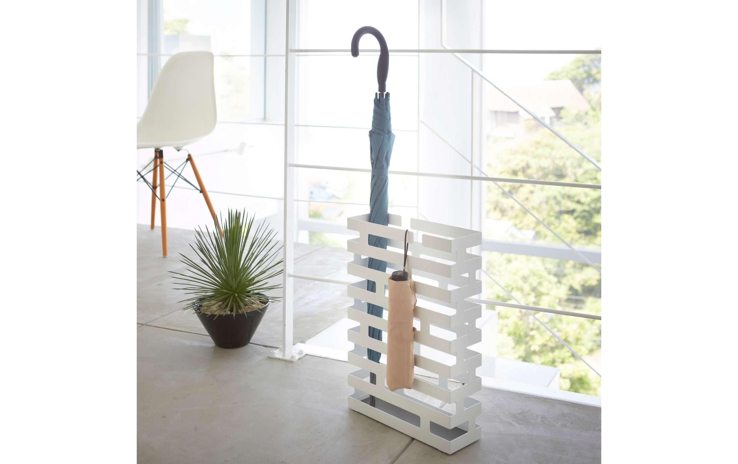 Yamazaki Schirmständer Brick Wide Weiss