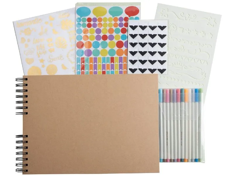 Exacompta Kreativalbum Scrap-Addict Kraft Set Exacompta Kreativalbum Scrap-Addict Kraft Set