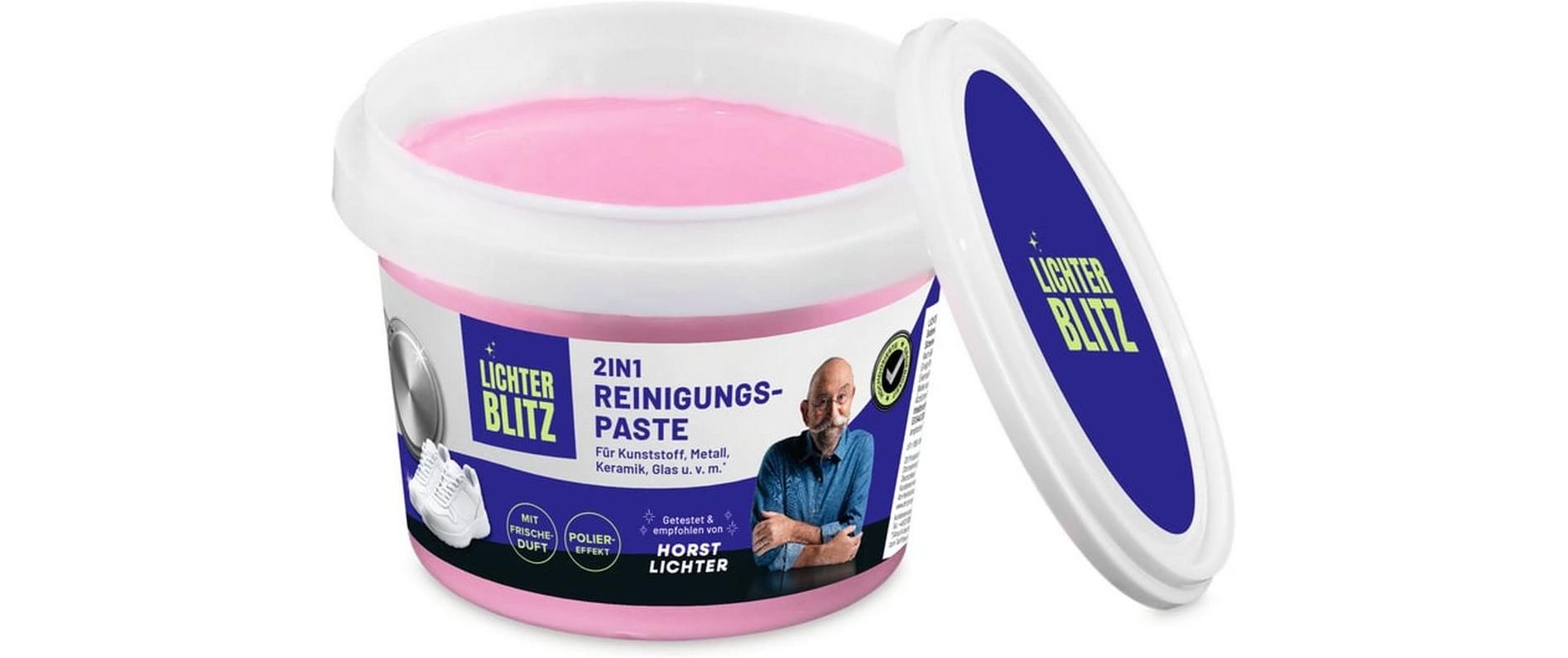 Lichterblitz Putzcreme Rosa 850 g