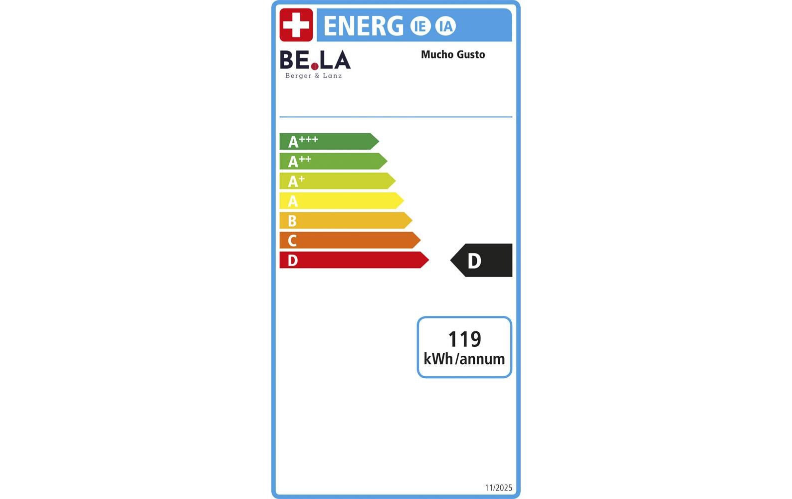 Berger Lanz Kaffeevollautomat Mucho Gusto Schwarz, Silber Berger Lanz Kaffeevollautomat Mucho Gusto Schwarz, Silber