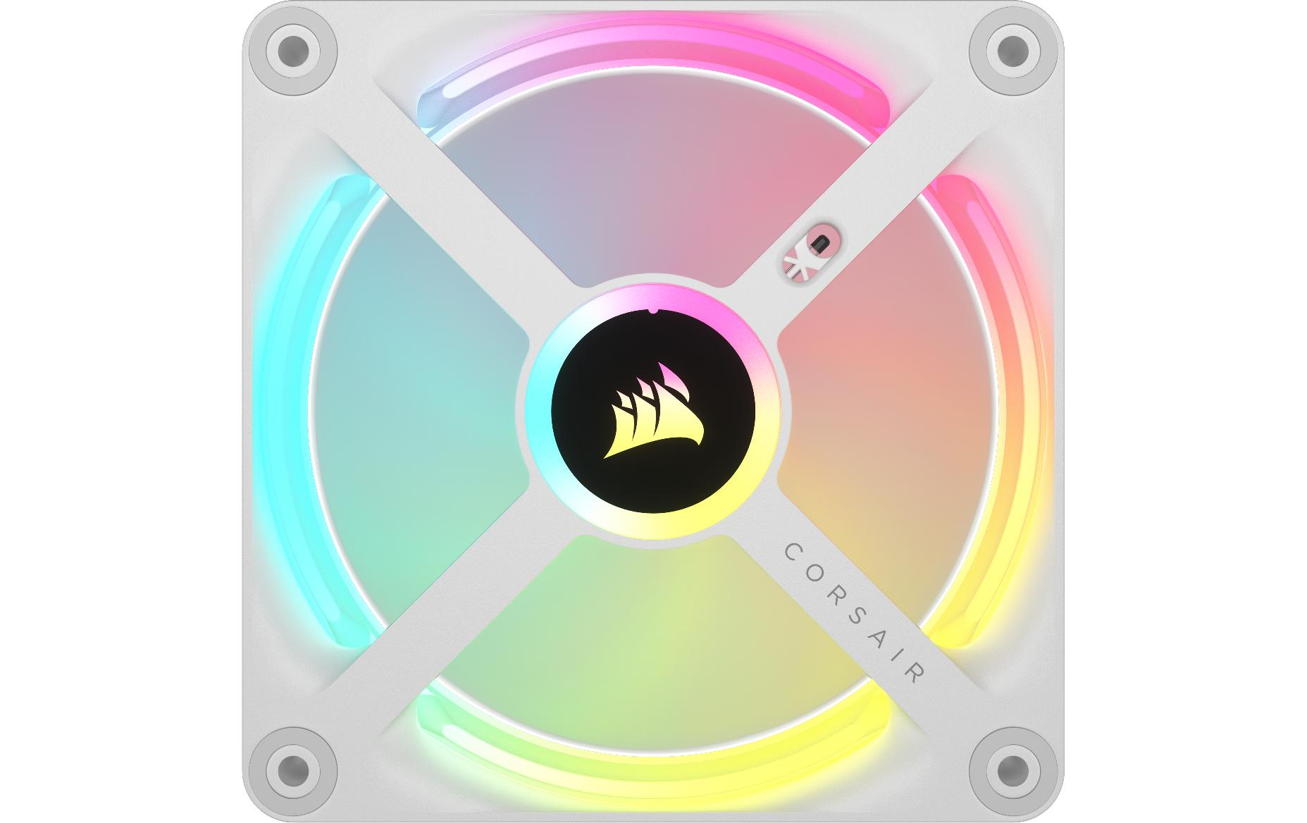 Corsair PC-Lüfter iCUE QX120 RGB Expansion Kit Weiss