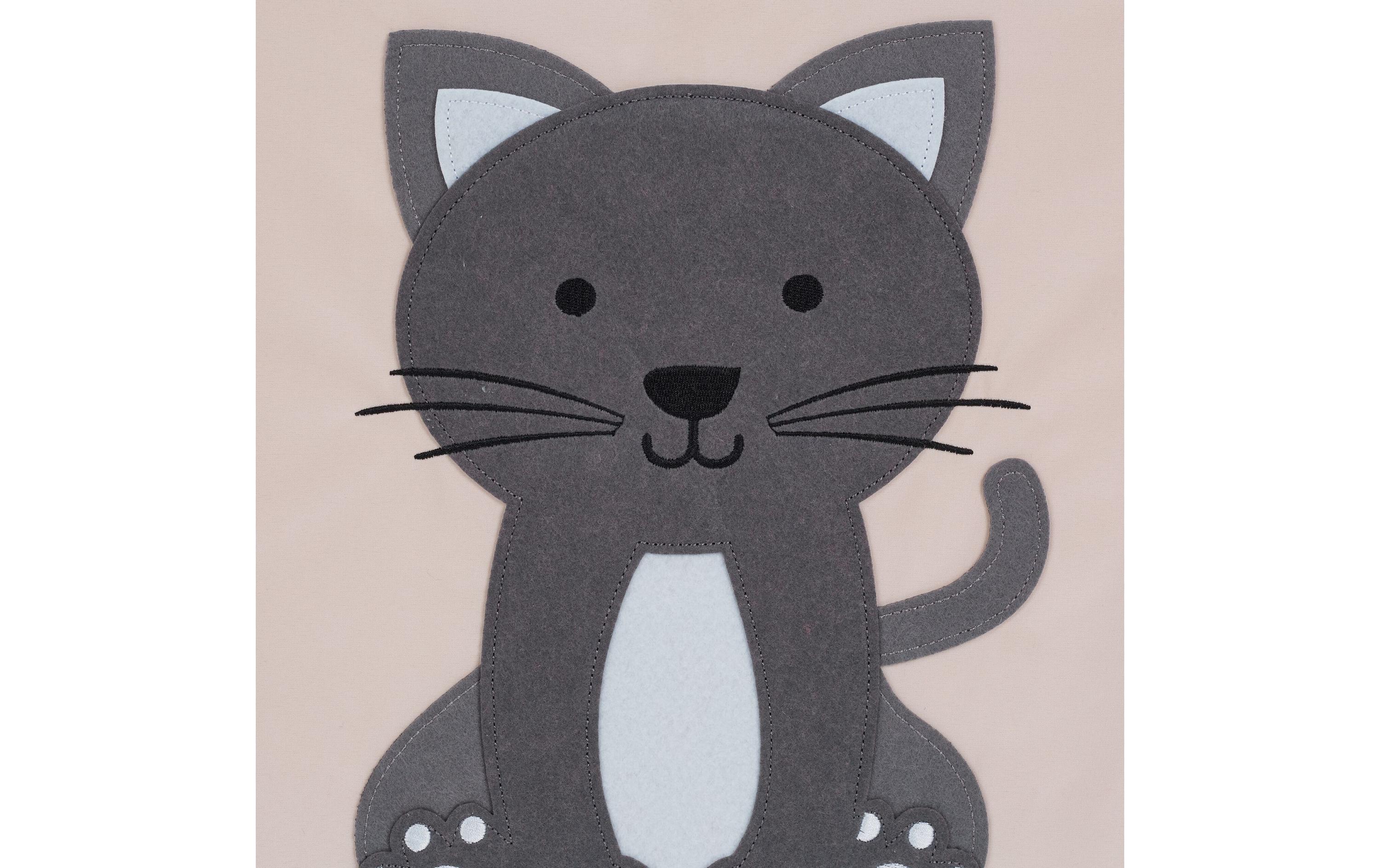 relaxdays Spielzeugbox Katze