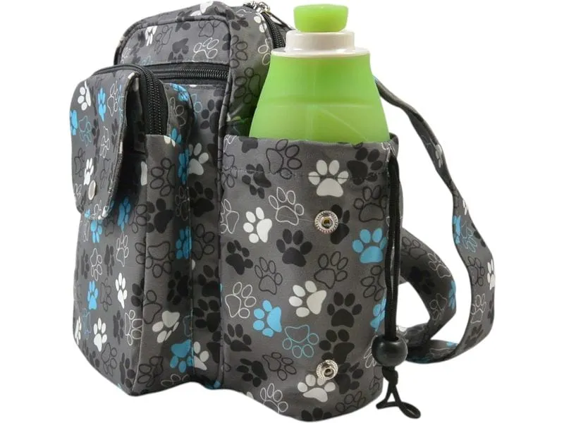 Nijens Gassi-Tasche Konstanz mit Druck, Hellgrau Nijens Gassi-Tasche Konstanz mit Druck, Hellgrau