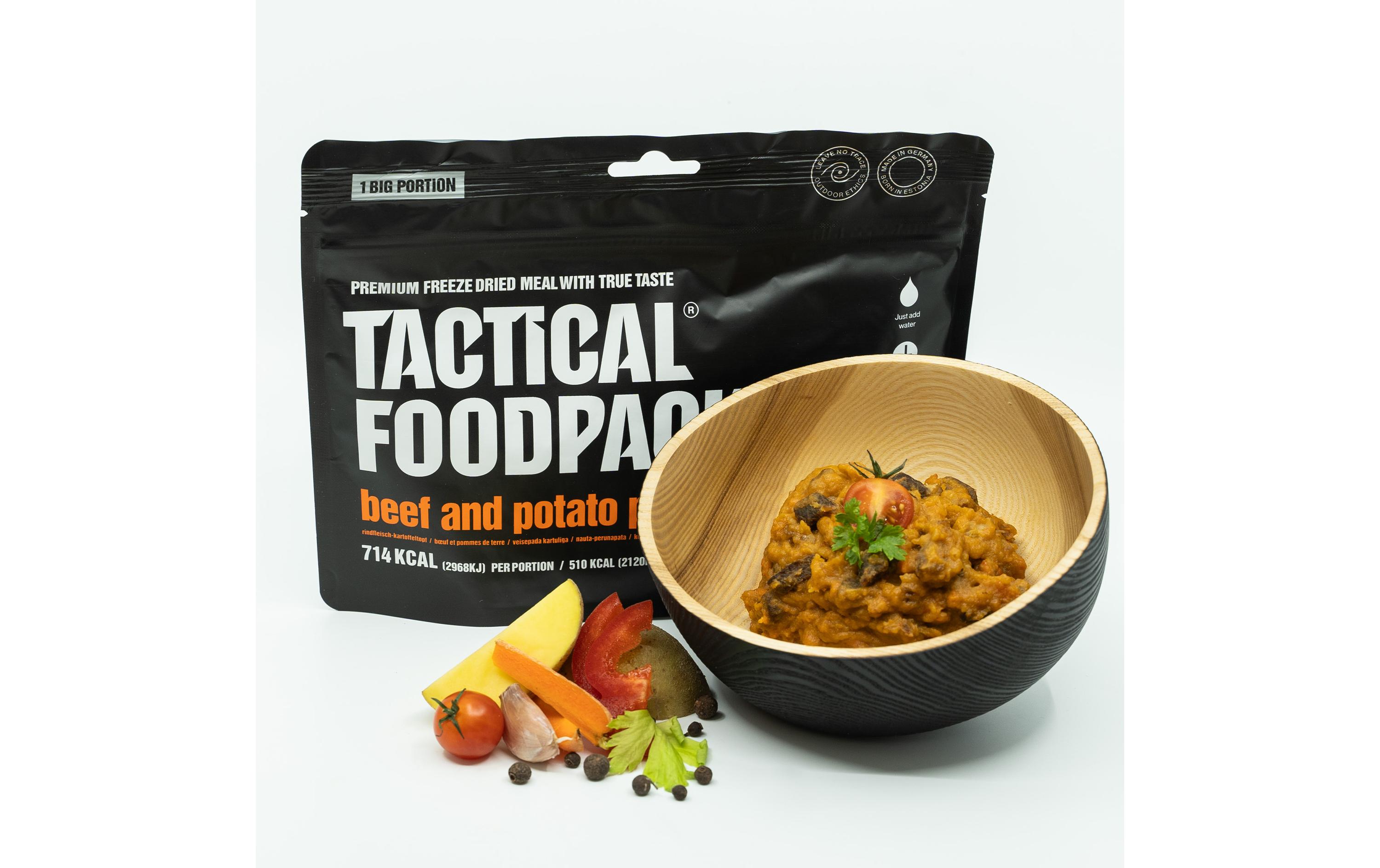 Tactical Foodpack Hauptgericht Rindfleisch-Kartoffel-Topf