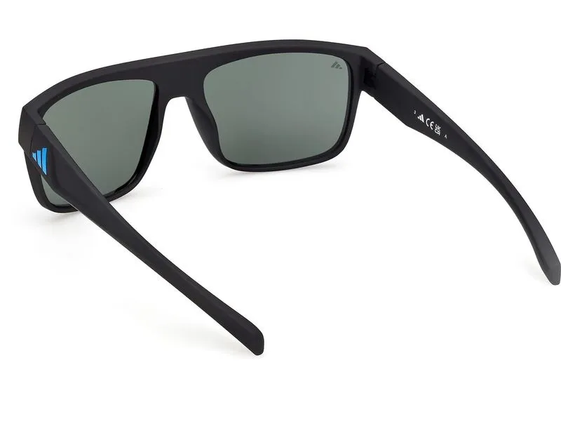 adidas ES0003 Sport Sonnenbrille Matte Black, Blue