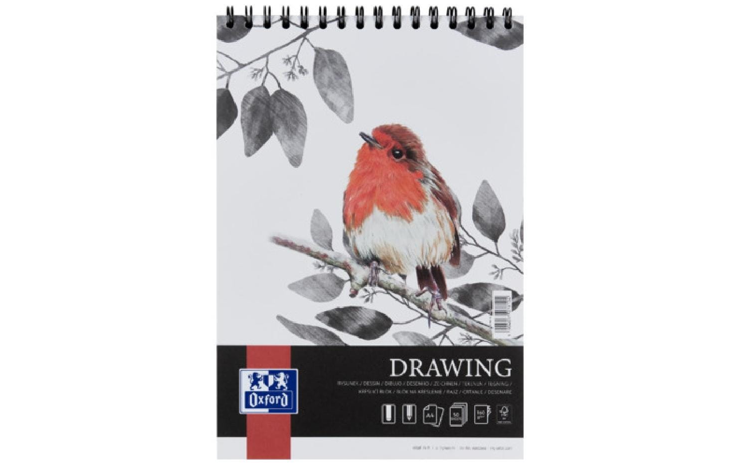 Oxford Zeichenblock Art Drawing A4, 50 Blatt