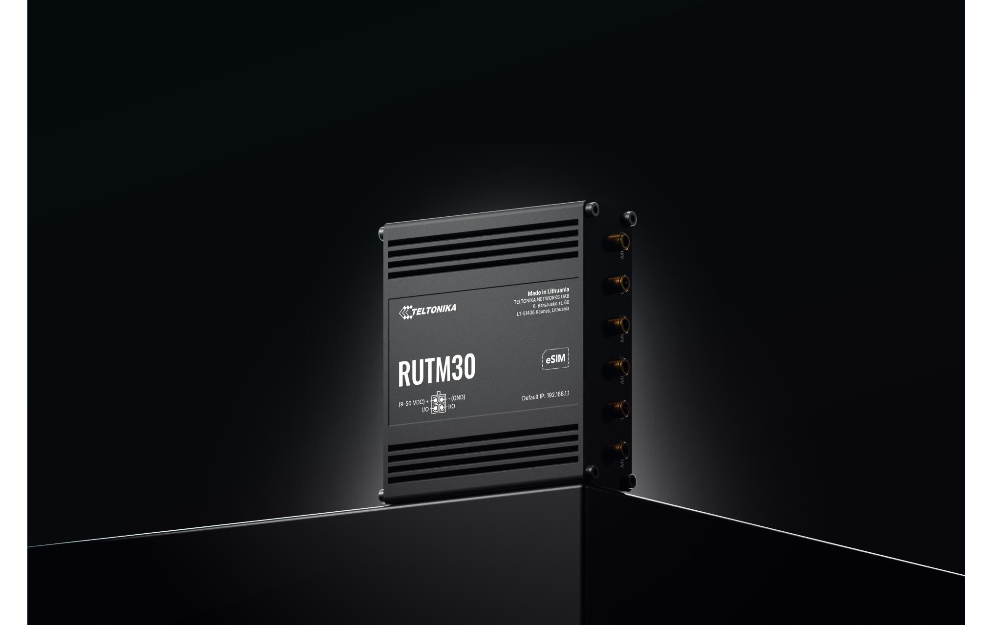 Teltonika 5G-Industrie-Router RUTM30 eSIM Teltonika 5G-Industrie-Router RUTM30 eSIM