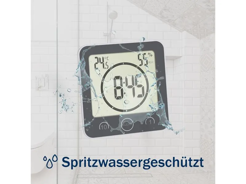 TFA Dostmann Tischuhr mit Timer Weiss TFA Dostmann Tischuhr mit Timer Weiss