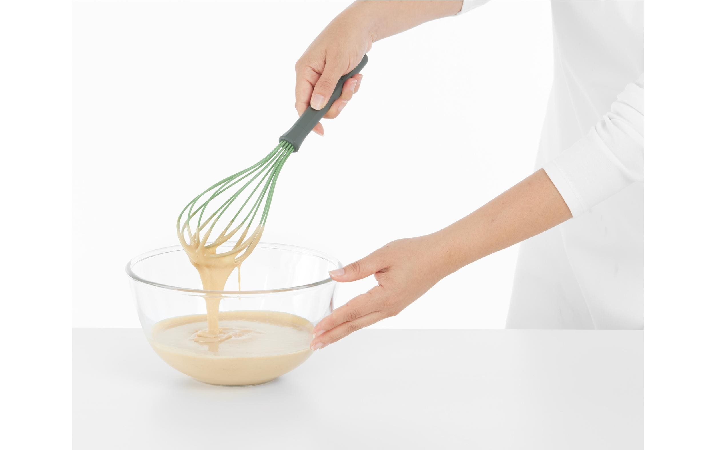 Lékué Schwingbesen PBT/Silikon, Grün/Schwarz