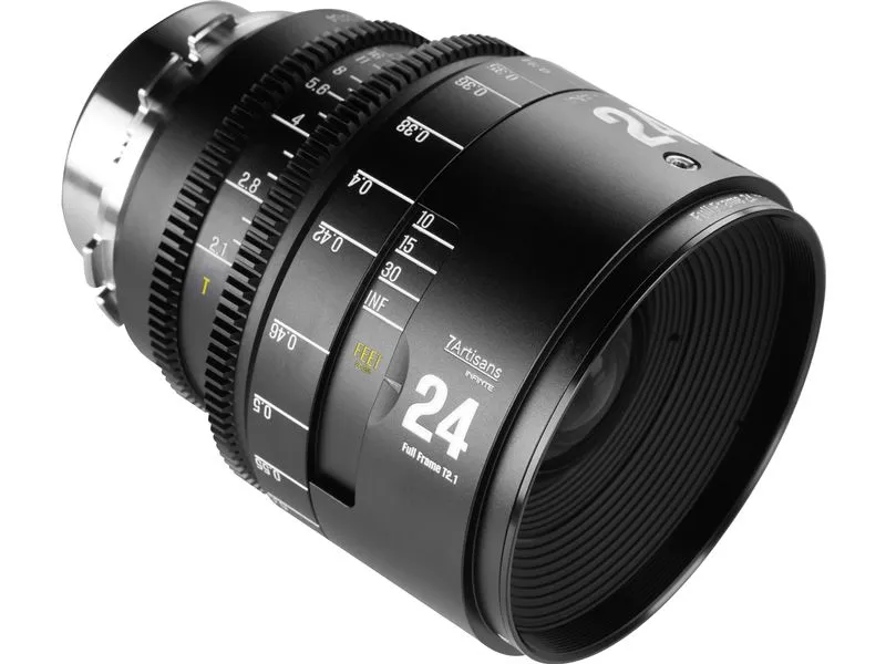 7Artisans Festbrennweite 24mm T/2.1 INFINTE Schwarz – Arri PL 7Artisans Festbrennweite 24mm T/2.1 INFINTE Schwarz – Arri PL