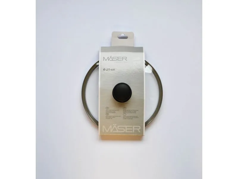 Mäser Pfannendeckel 20 cm, Transparent Mäser Pfannendeckel 20 cm, Transparent