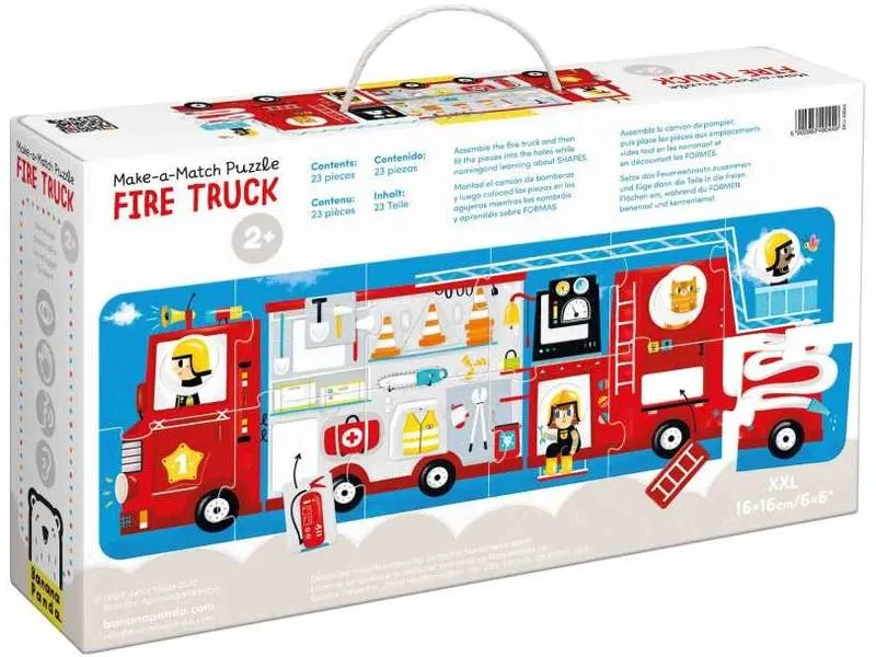 Banana Panda Puzzle Make-a-Match Fire Truck Banana Panda Puzzle Make-a-Match Fire Truck