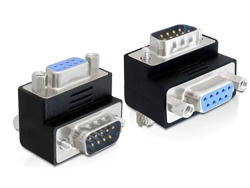 Delock Winkeladapter DB9 RS-232, f 270° Delock Winkeladapter DB9 RS-232, f 270°