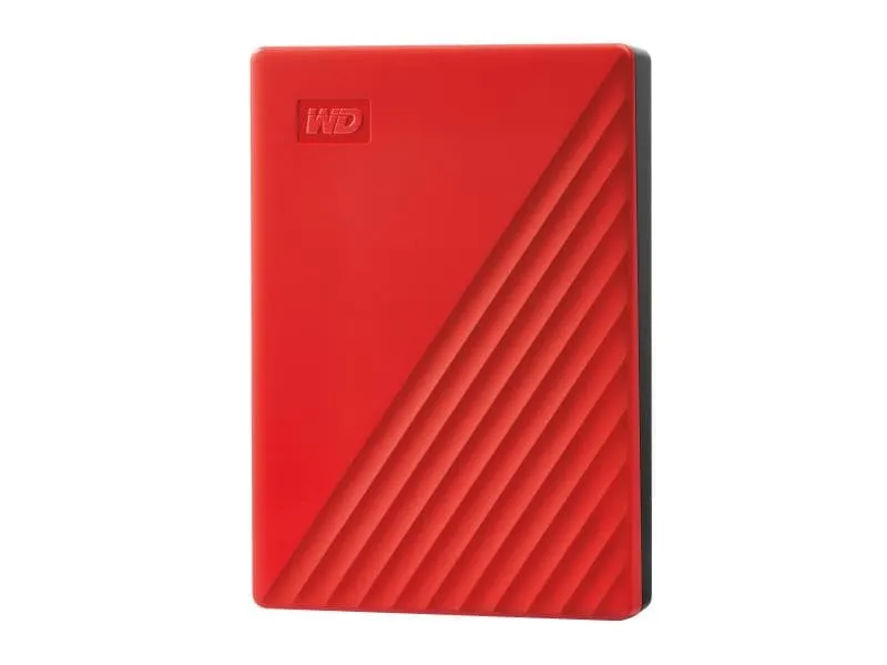 Western Digital Externe Festplatte My Passport 4 TB, Rot Western Digital Externe Festplatte My Passport 4 TB, Rot