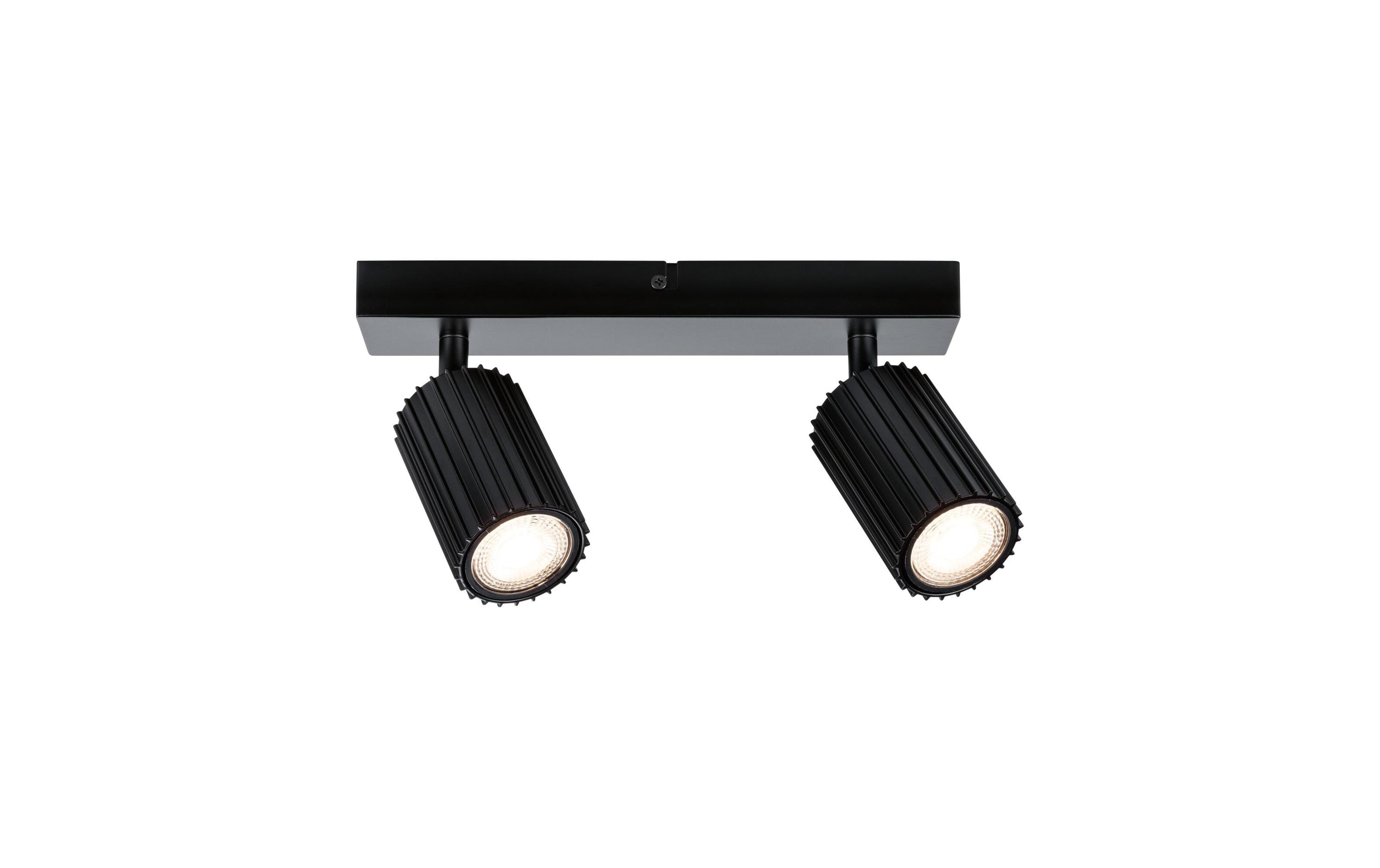 Paulmann Spotlight Lirena GU10 max. 2 x 10W Schwarz matt Metall Paulmann Spotlight Lirena GU10 max. 2 x 10W Schwarz matt Metall