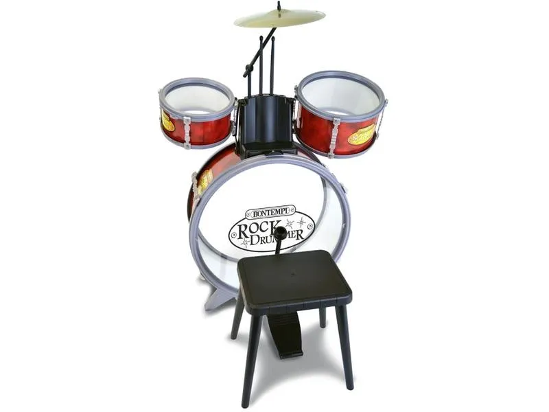 Bontempi Musikinstrument Schlagzeug 4er-Set Bontempi Musikinstrument Schlagzeug 4er-Set