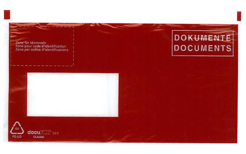 Büroline Dokumententasche C6/5 Rot, 250 Stück Büroline Dokumententasche C6/5 Rot, 250 Stück