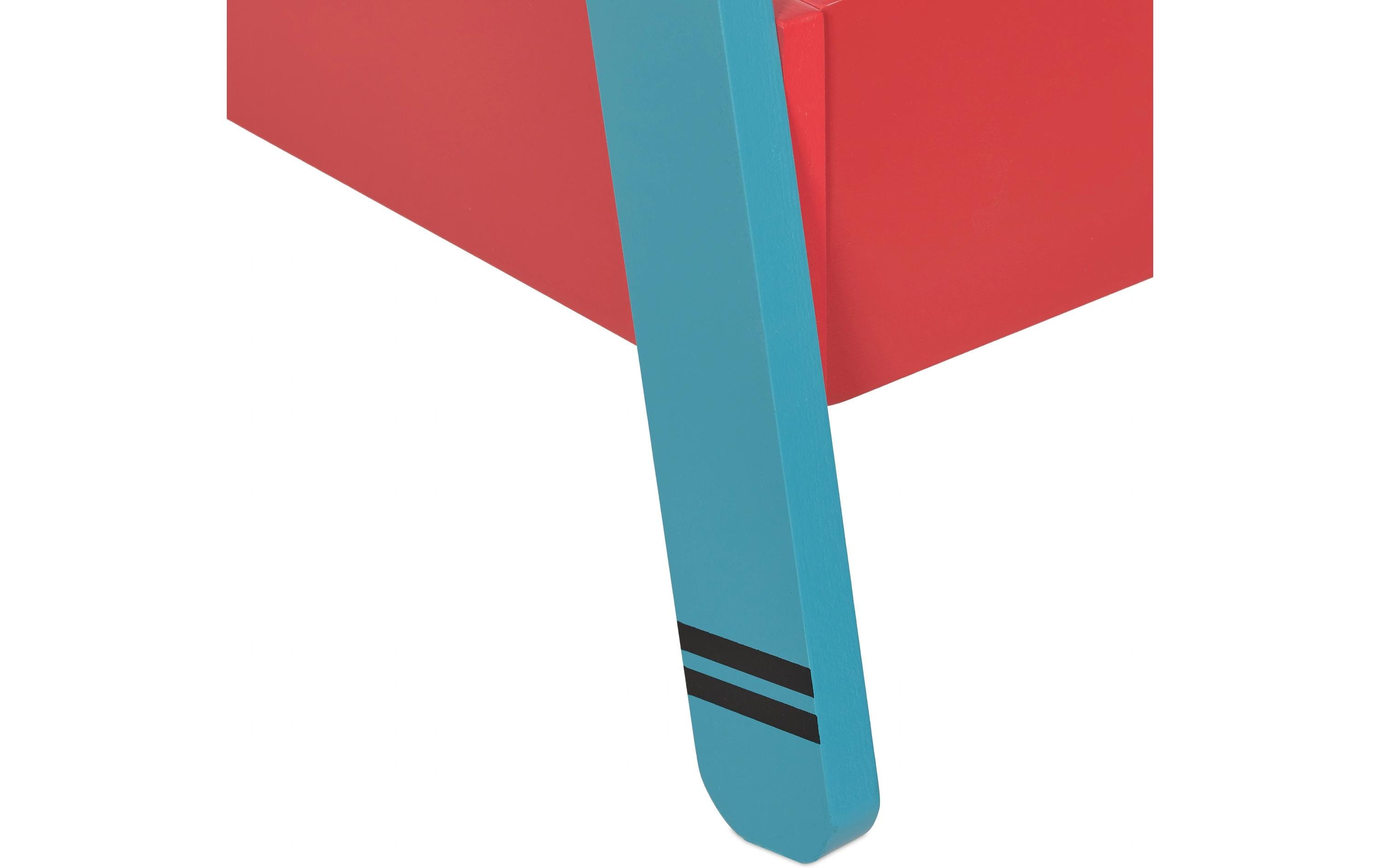 relaxdays Kleiderständer für Kinder 64.5 x 99 cm, Gelb/Grün/Rot