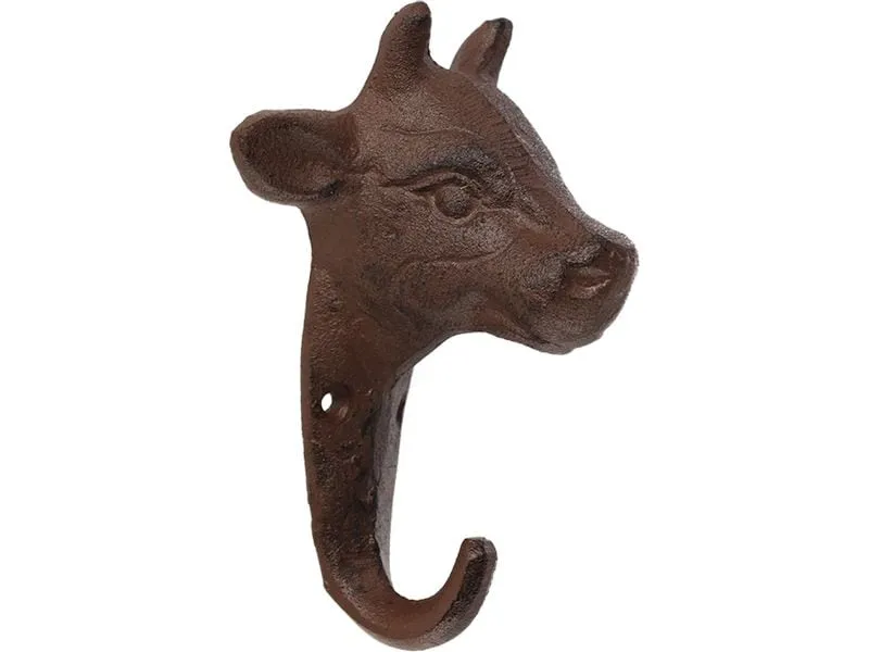 Esschert Design Wandhaken Kuh Braun Esschert Design Wandhaken Kuh Braun