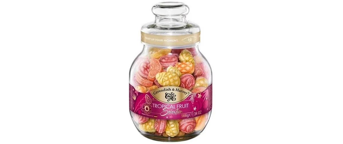 Cavendish & Harvey Tropical Selection Bonbons im Glas 966 g