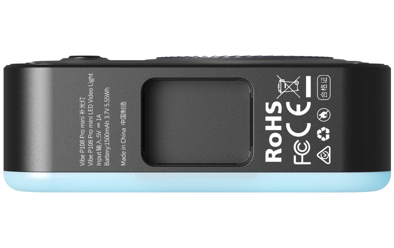 Smallrig Vibe P108 Pro Mini-LED-Videoleuchte Schwarz