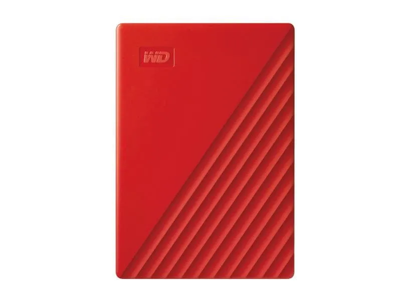Western Digital Externe Festplatte My Passport 4 TB, Rot Western Digital Externe Festplatte My Passport 4 TB, Rot