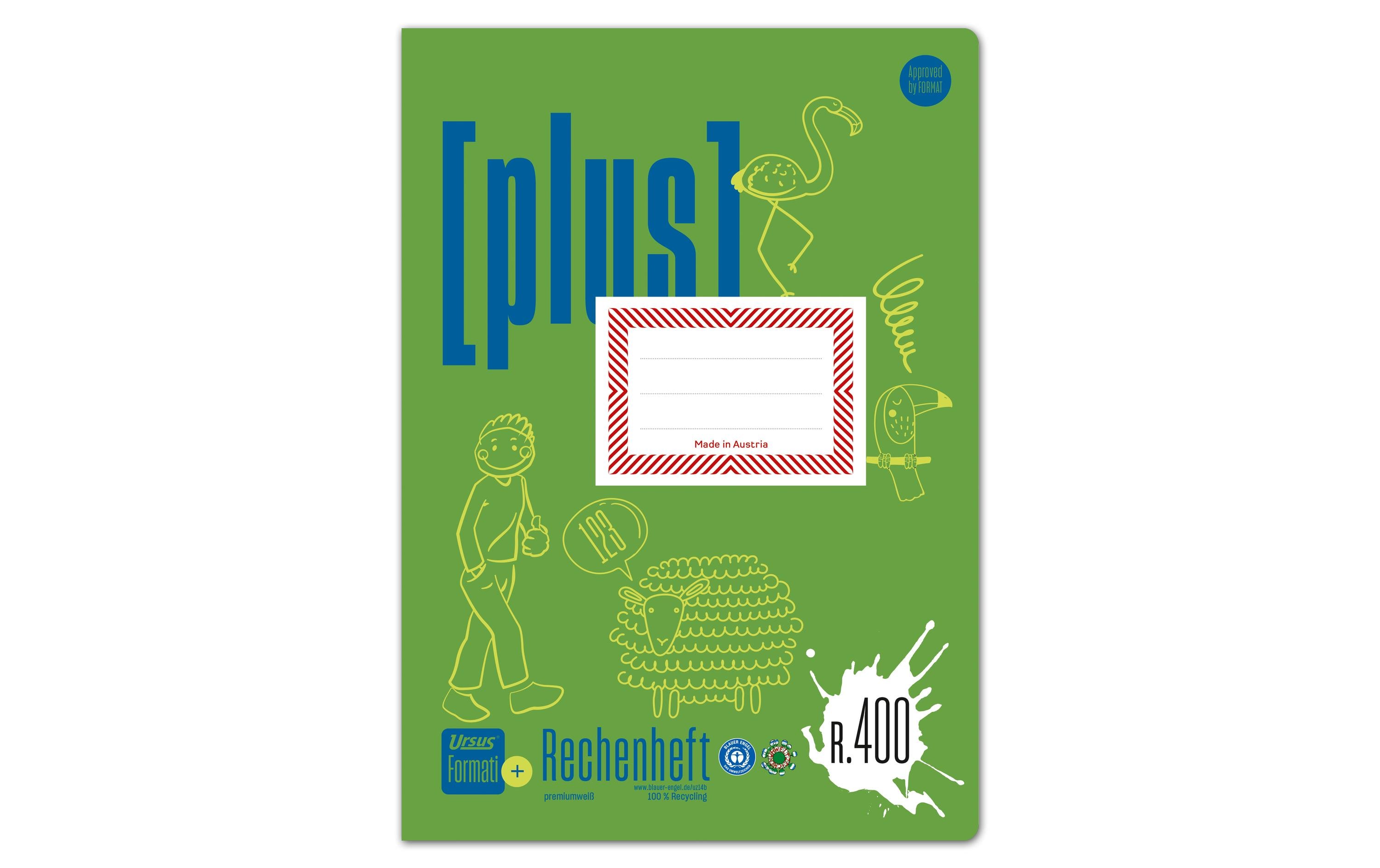 Formati Plus R.400, A4, Kariert, Blau Formati Plus R.400, A4, Kariert, Blau