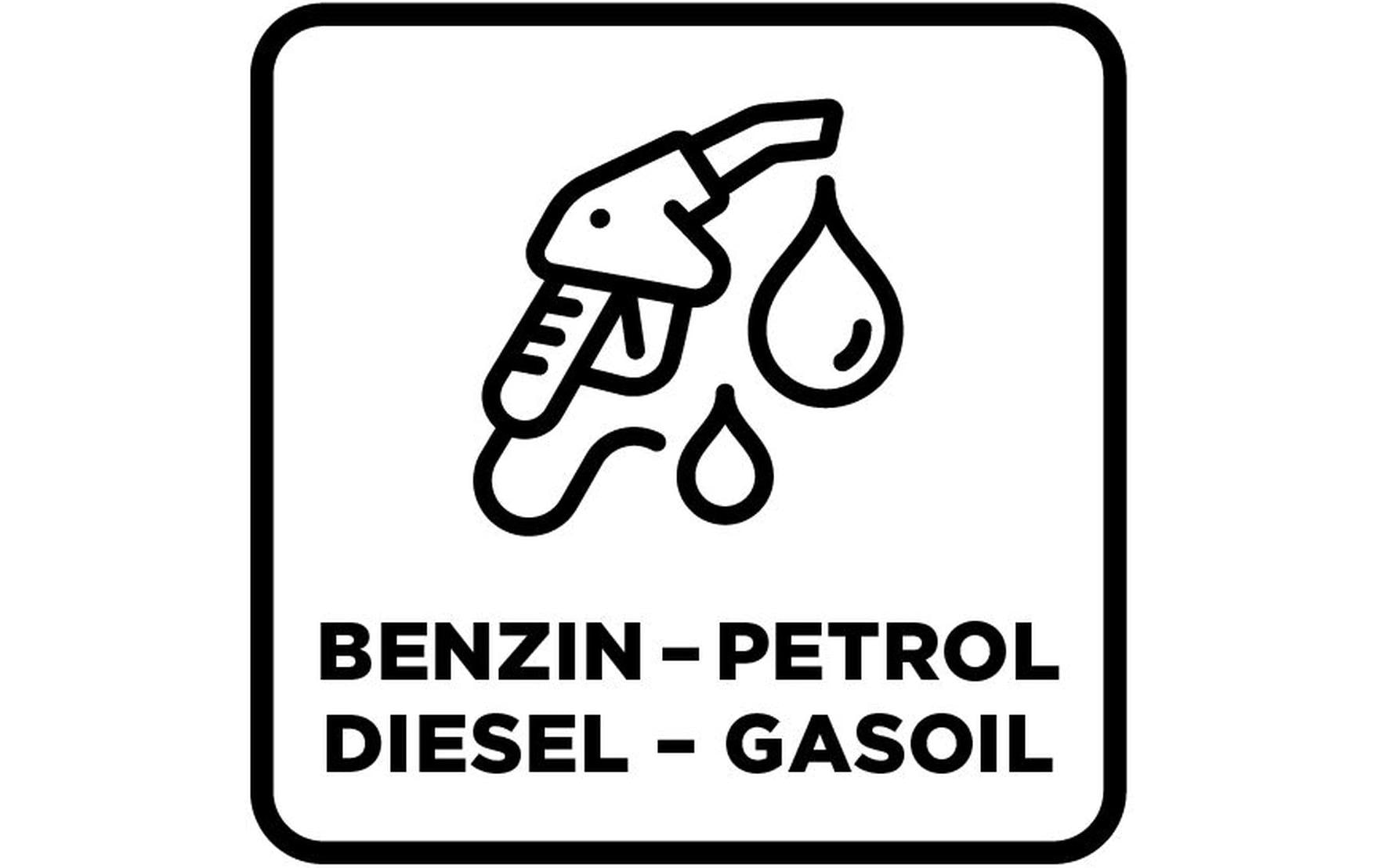 TopLine Kunststoff-Benzinkanister, 5 Liter, grün