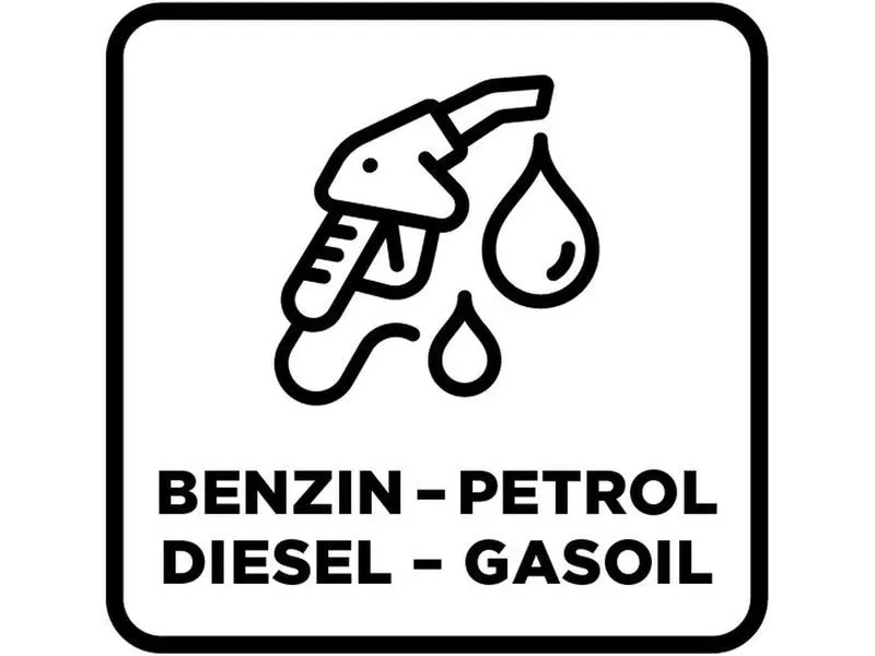 TopLine Kunststoff-Benzinkanister, 20 Liter, schwarz TopLine Kunststoff-Benzinkanister, 20 Liter, schwarz