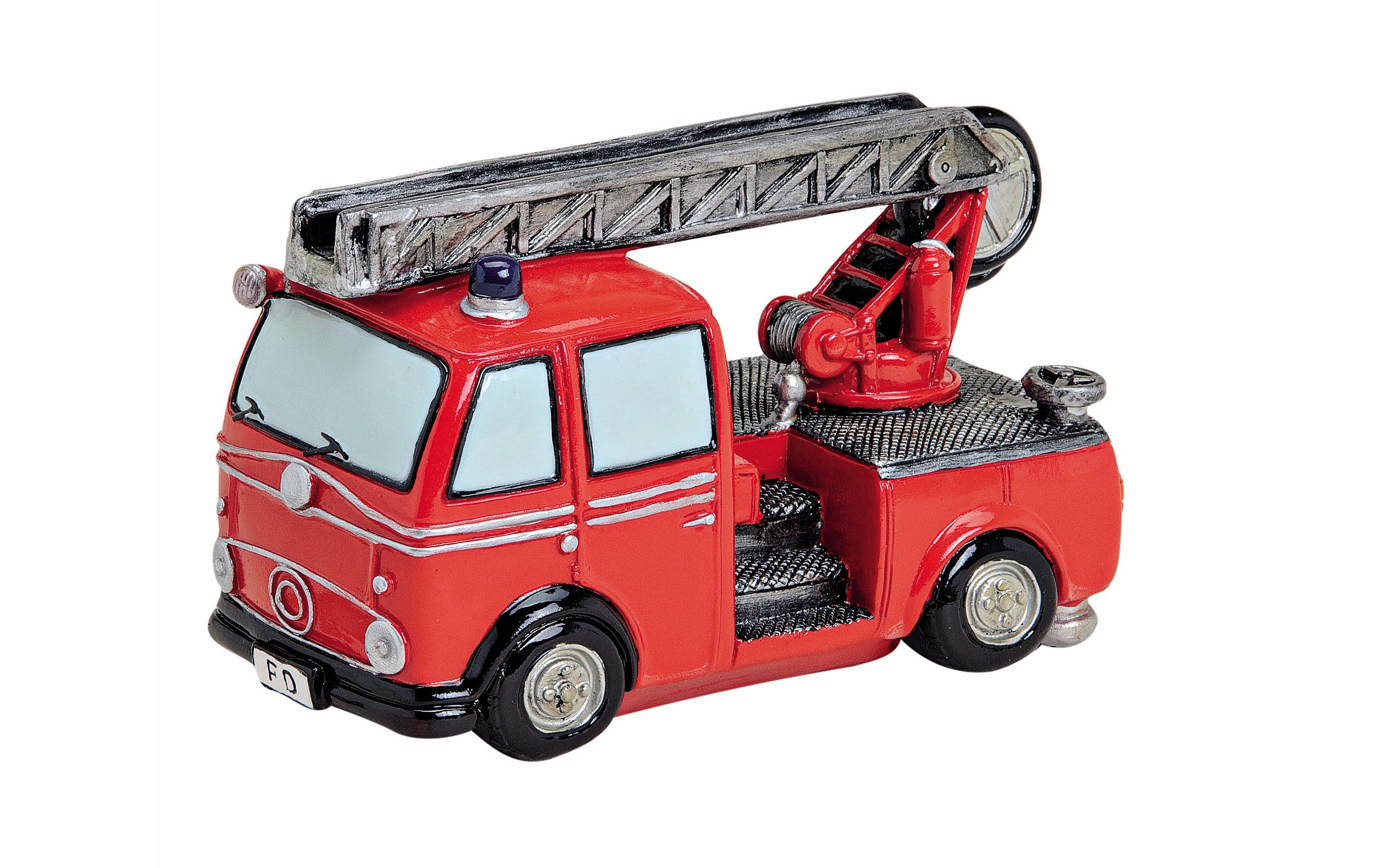G. Wurm Spardose Feuerwehrwagen 8 x 16 x 10 cm G. Wurm Spardose Feuerwehrwagen 8 x 16 x 10 cm