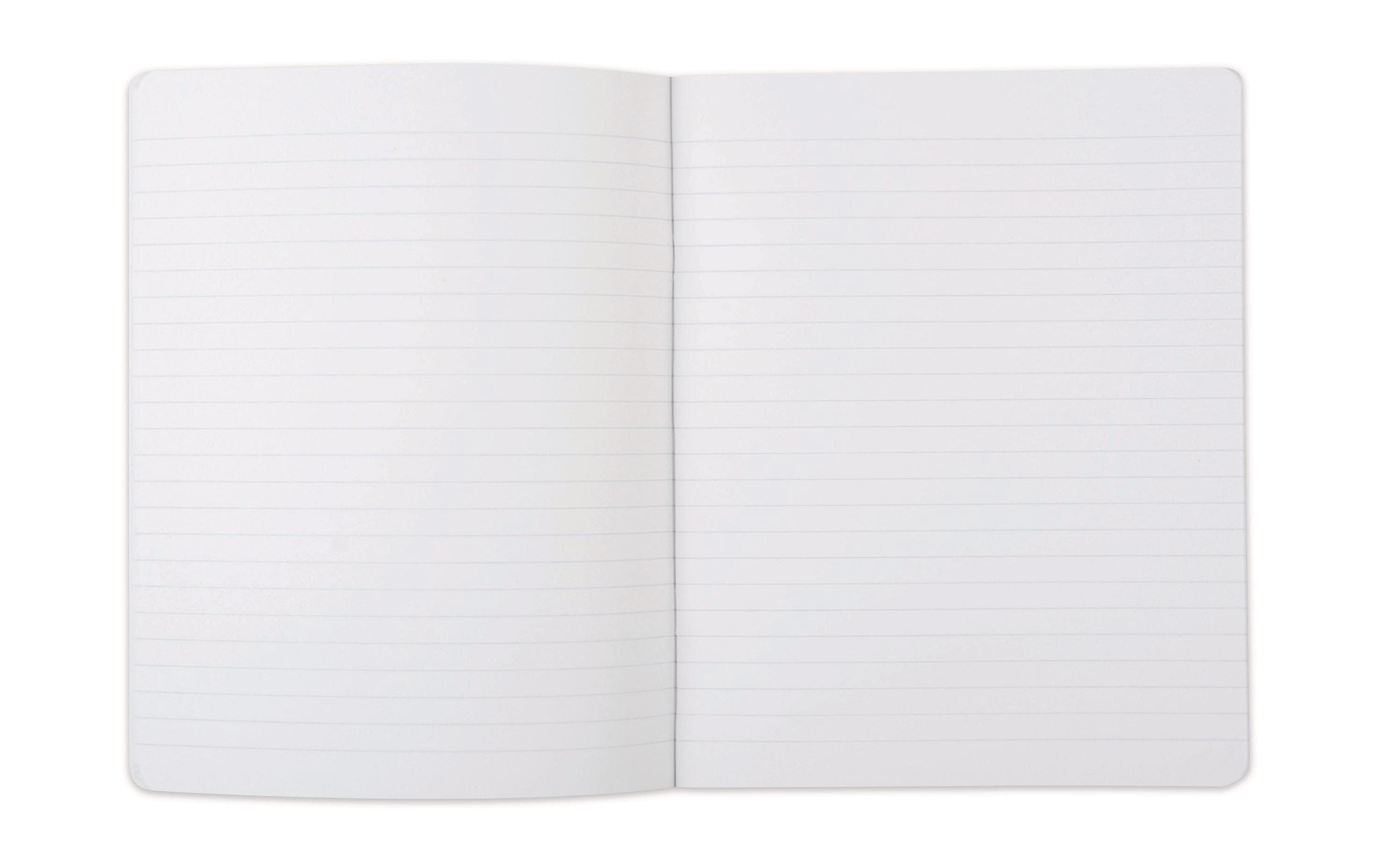 ELCO Schulheft E5, Liniert, Blau/Weiss