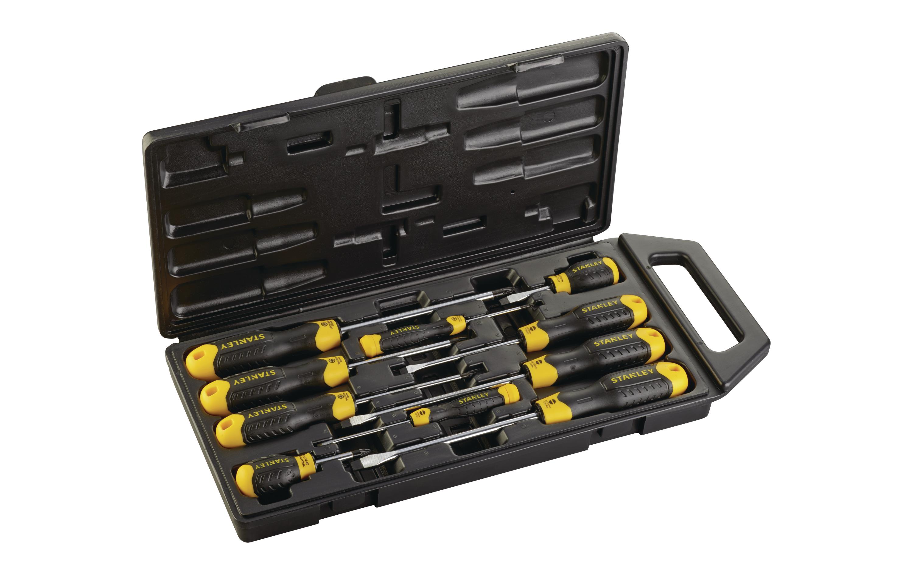 Stanley Schraubenzieher-Set 10-teilig Stanley Schraubenzieher-Set 10-teilig