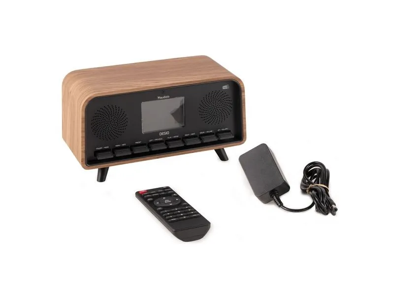 Audizio Desio-LWD Retro DAB+ Radio, Stereo, BT, holzfarben Beige Audizio Desio-LWD Retro DAB+ Radio, Stereo, BT, holzfarben Beige