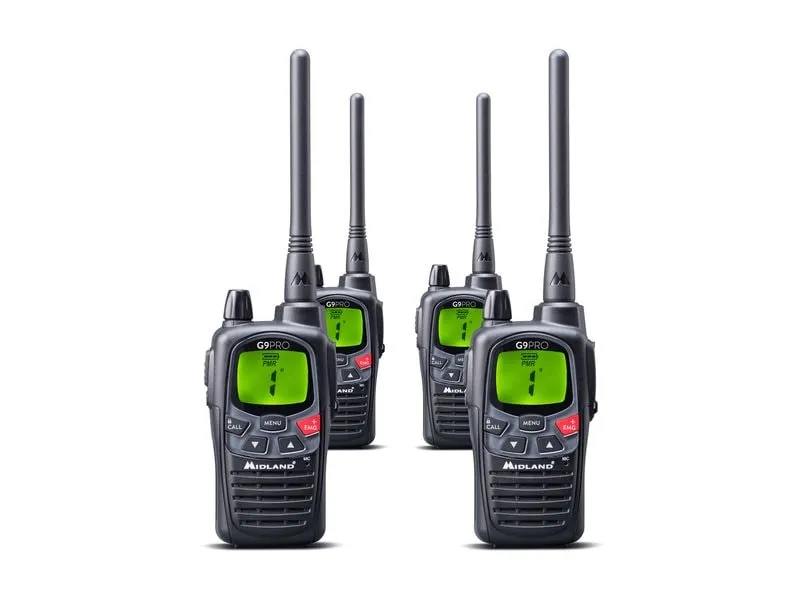 Midland Funkgerät G9 Pro, 4er Set Midland Funkgerät G9 Pro, 4er Set